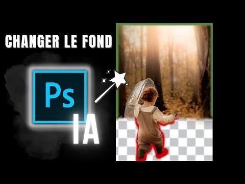 Comment CHANGER le FOND dans PHOTOSHOP - Créer un arrière-plan de rêve en 5 mins !!!