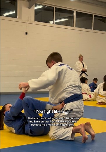 Judoka Fighting: Man vs Woman - Judo Throwdown