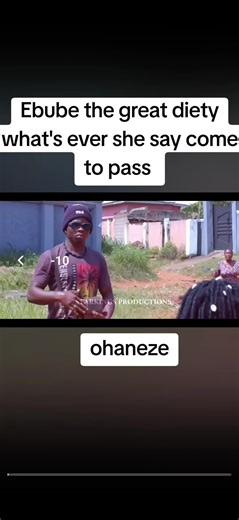 Ebube the great diety what's ever she say come to pass #itzwendysmith