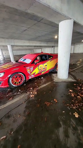 Real Life Lightning McQueen Car: Subaru BRZ Transformation