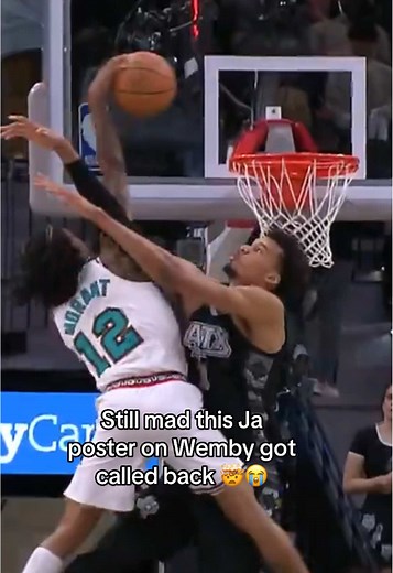 Ja Morant's Incredible Dunk Over Wembanyama Highlights