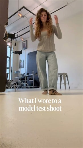 A clean studio look from a model test shoot #modelvlog #testshoot #nycmodel #behindthescenes #shorts