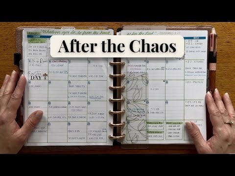 April Planner Reset After a Scary Morning | Monthly Setup & Flip Through