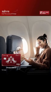 Upgrade your travel game! Get 10X reward points, airport lounge access, and more with IDFC FIRST BANK'S Ashva Metal Credit Card. Apply today and make every journey memorable! | IDFC FIRST Bank | Facebook