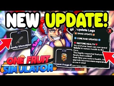 One Fruit Simulator NEW XMAS UPDATE (CODES, PRESENT FRAGMENTS, WEAPONS + MORE!)