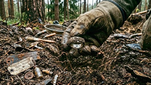 A silver ring and soldier tags reopened a forgotten WW2 camp