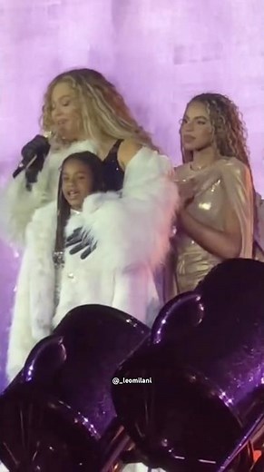 FAMILY CARTER! Beyonce & Blue Ivy & Rumi Carter performs “PROTECTOR” #beyonce #rumicarter #blueivy