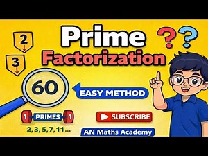 Prime Factorization Made Easy | Fast & Simple Method | Math Tricks for Beginners