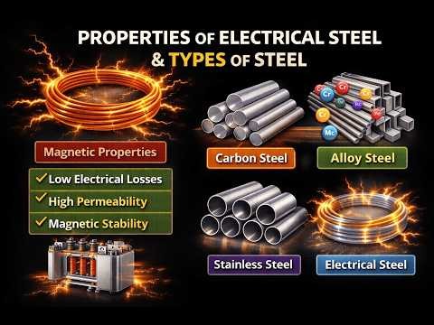 Properties of Electrical Steel & Types of Steel | Engineering Materials Explained