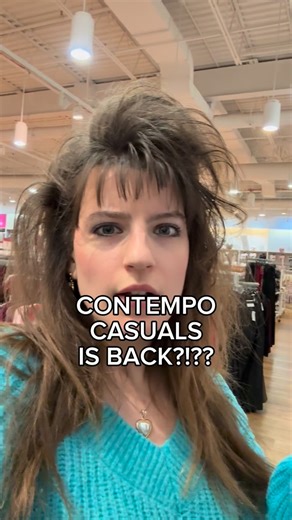 Contempo Casuals is BACK?!? I went to the mall today and was shocked to find these! I found nothing about this online- it seems like Streetwear Society brand maybe bought the name because the tags on their shirts and these were the same. These aren’t deadstock shirts either, they’re new! Anyways breaking the news I guess! I was SHOCKED! I got the grey with navy flowers print! They’re at Charlotte Russe if you want one! #80sfashion #90sfashion #contempocasuals #90s #80s | Violet Sky 80s - Glitter