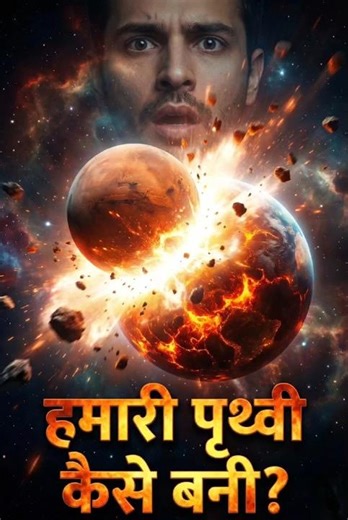 पृथ्वी पहले नर्क थी! 😱 Earth's Dark Past😱#facts #space #universe #gksastudy #nasa