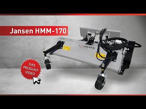 Hydraulischer Schlegelmulcher/Mähwerk Jansen HMM-170