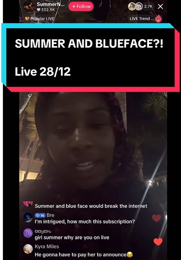 Summer and Blueface Connection Revealed