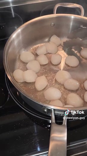 the best way to cook scallops on a stainless steel pan