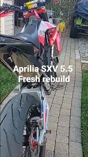 New video coming soon. Aprilia sxv 550. 2 year review. Rebuild and more info!