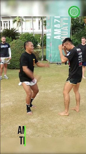 Saenchai Muay Thai Tricks - The Jumping Low Kick