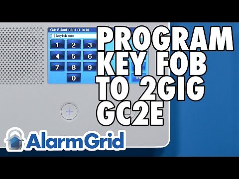Programming a Key Fob for a 2GIG GC2e
