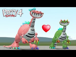 NEW FEMALE PIANOSAURUS FROM FAMILY PIANOSAURUS POPPY PLAYTIME CHAPTER 4 FAN MADE in Garry's Mod!
