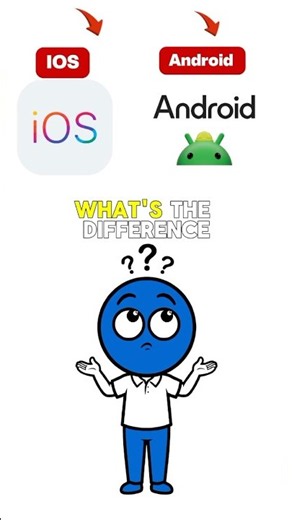 📱 iOS vs Android / What’s the Difference? #iosvsandroid