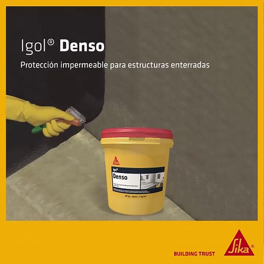 Igol® Denso es una solución de asfaltos refinados reforzada con elastómeros y compuestos plastificantes adhesivos resistentes al vapor. No contiene alquitranes y no es emulsión. USOS: 🔸 Para impermeabilizar por la parte exterior tanques o depósitos de líquidos no aptos para el consumo humano. 🔸 Como protector de metales contra la oxidación y suelos ácidos. 🔸 Por su alta viscosidad es apropiado para pegar y proteger aislamientos térmicos en tuberías de refrigeración, aire acondicionado y aisla