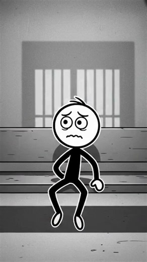 First Day in Prison... I was not ready.” Comedy Stick Animation