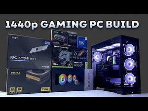 intel i7 14th gen 14700k RTX 4060Ti 16GB 1440p Gaming Pc Build 2024