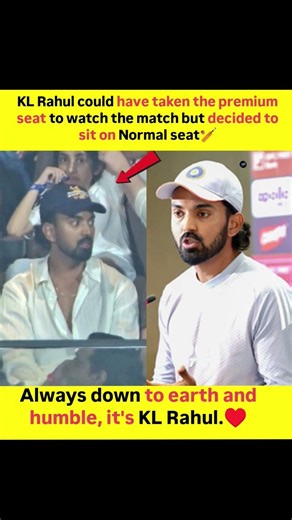 KL Rahul once again showed why fans admire him not just for his cricket but for his humility. Desp