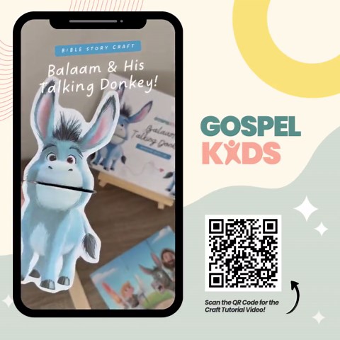 Balaam and His Talking Donkey – Bible Lesson & Craft Set - Etsy