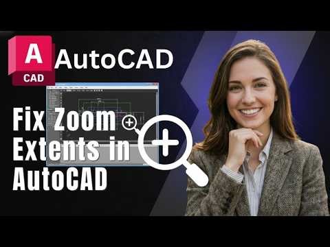Cómo arreglar zoom extensión cuando el dibujo desaparece en AutoCAD | Rápido y Fácil 2026