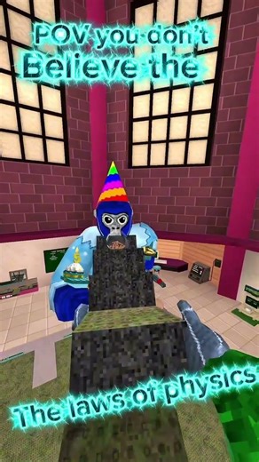 POV:You don’t believe the laws of physics#gorillatag #vr #metaquest3