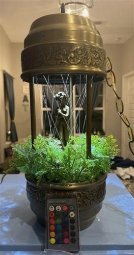 Vintage Goddess Rain Oil Lamp 16”. Multi Colored LED Light. Fully Operational. - Etsy