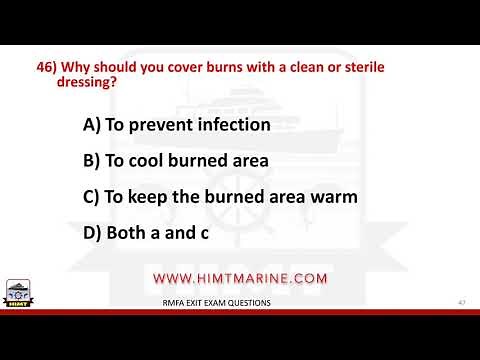 First Aid Exit Exam Questions | 100 Questions