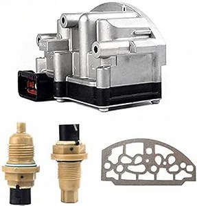 A604 41TE 21380 Transmission Shift Solenoid Pack Service Kit w/Speed Sensors Replaces Mopar 5015646AC, 5140429AA, 5015646AB, 4504570AB