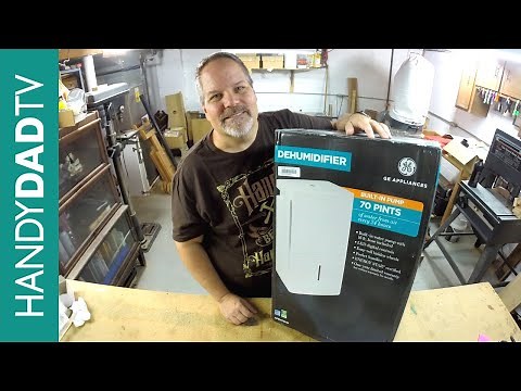 70-pint dehumidifier with built-in pump - GE APEH70LW **NOT RECOMMENDED - read description **