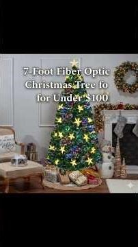 7-Foot Fiber Optic Christmas Tree for Under $100
