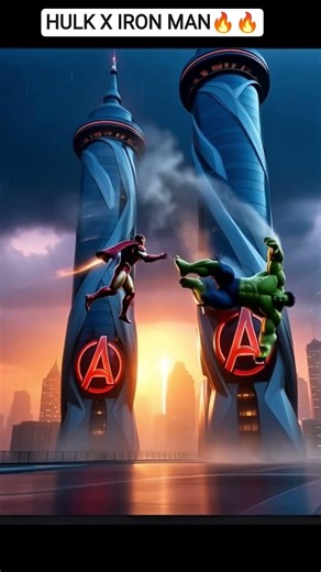 “Hulk vs Iron Man 🔥 When Titans Collide | Marvel’s Most Brutal Fight”#ironman #hulk #marvel #shorts