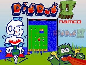 Dig Dug II: Trouble in Paradise (Arcade) - Game Play