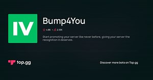 Add Bump4You Discord Bot | The #1 Discord Bot and Discord App List