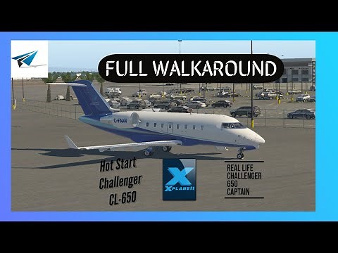 Hot Start Challenger 650 Walkaround Tutorial with a real life Challenger 650 Pilot