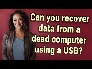 Can you recover data from a dead computer using a USB?