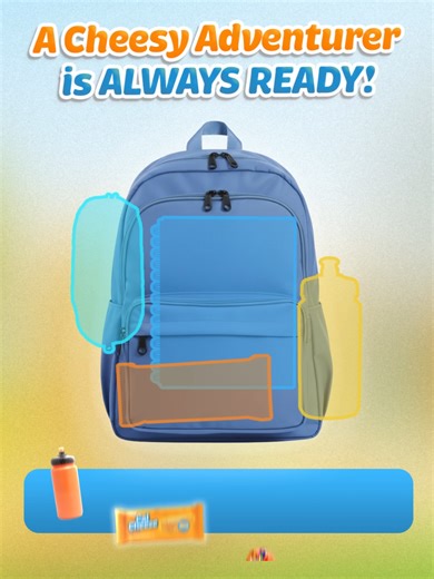 #LevelUpAngAdventures sa school when you’re always prepared and with your #BaonBuddy CalCheese! 🧡