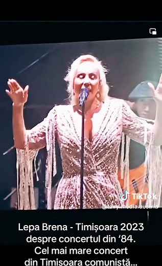 Lepa Brena's Emotional Return to Timișoara 2023