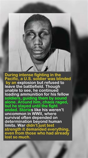 The Soldier Who Fought Without Seeing