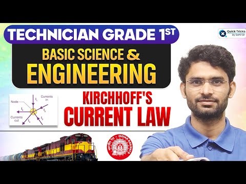 RRB Technician Grade-1 Basic Science & Engineering | Kirchhoff’s Current Law Explained | Pravin Sir