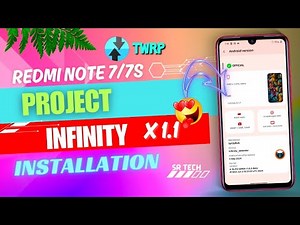 Project Infinity For Redmi Note 7/7s 🔥 Levender 🤩 Installation Process 😍 Android 14 🥰