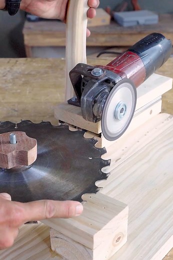 82K views · 1K reactions | Woodworking hacks and tricks making blade saw sanding jig #bladesawjig #sanding #tablesaw #jig #woodhacks #woodcraft #woodart #wooddesign #woodcraft #woodworking #wood #tipswoodworking #wooddiy #woodwork #woodjoinery #Japanesejoinery #joinery #amazing #Wow #tricks #carpentry #carpenter | Woodworking Ideas | Facebook