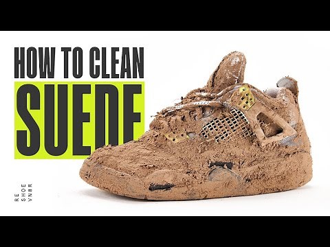 How To Clean SUEDE Air Jordan 4's