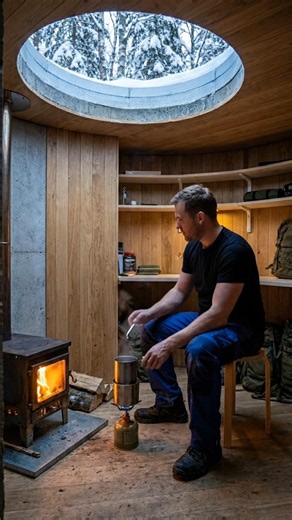 I Built a Secret Underground Shelter Beneath a Frozen Forest… No One Knew It Was There