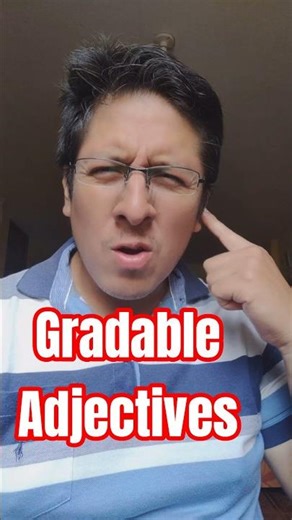Gradable Adjectives, a very interesting topic ✅ #learnenglish #learn #english #vocabulary #vlog
