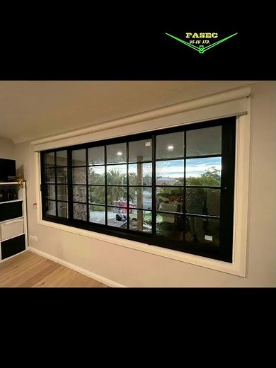 Check Out This Amazing Steel Grid Windows in BLACK FRAME
